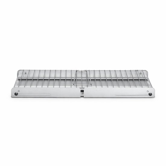 Opvouwbare BBQ 40x30x31CM - Houtskool Barbecue - Tafelgrill - Draagbare opvouwbare grill met rooster - Portable Vouw Barbecue - Festival BBQ - Camping - Chroom van Merkloos — afbeelding 3