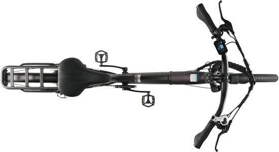 Elektrische Stadsfiets TTGO C3 SE - 250W Motor - 36V 18Ah Accu - 28 Inch - Bereik tot 120km - Shimano 7-Snelheden - Max 25km/u - Paars van Merkloos — afbeelding 2