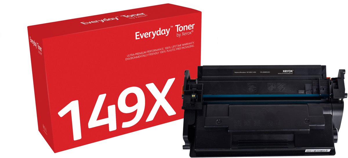 Everyday™ Zwart Toner van Xerox is compatibel met HP 149X (W1490X), Hoge capaciteit