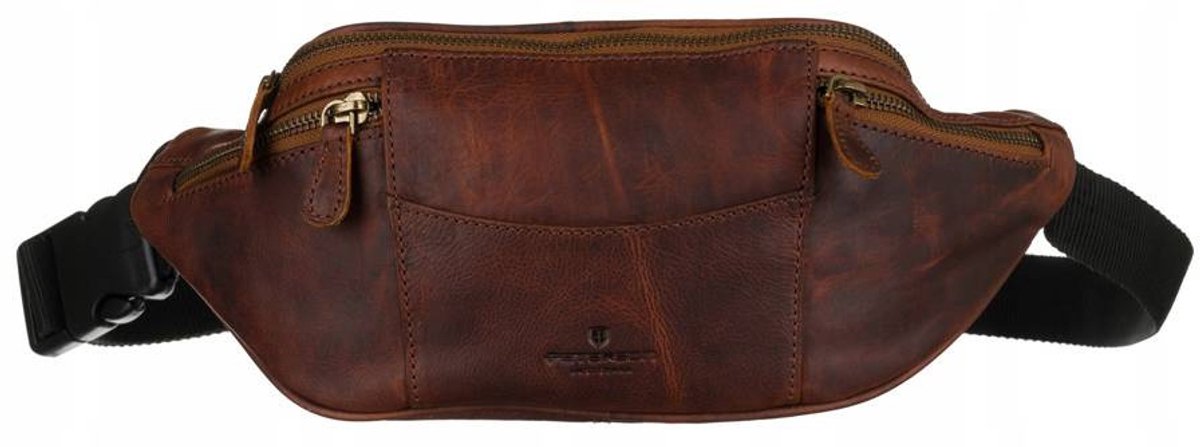 Peterson Luxe Lederen Heuptas – Nierstas – Echt Leer – Verstelbare Band – Praktische Organisatie – Crossbody Draagbaar
