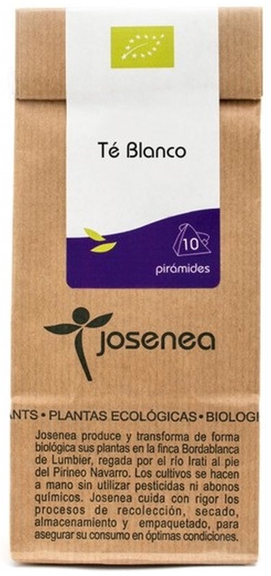 Biologische witte thee 10 piramides|Organic white tea 10 pyramids|Thé ...