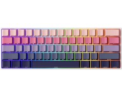 AKKO MONSGEEK FUN60 Max Shine-Through Phantom Pink Hall Effect Magnetische Switch 8K Hz ARGB Draadloos Hotswap Mechanisch Gaming Toetsenbord
