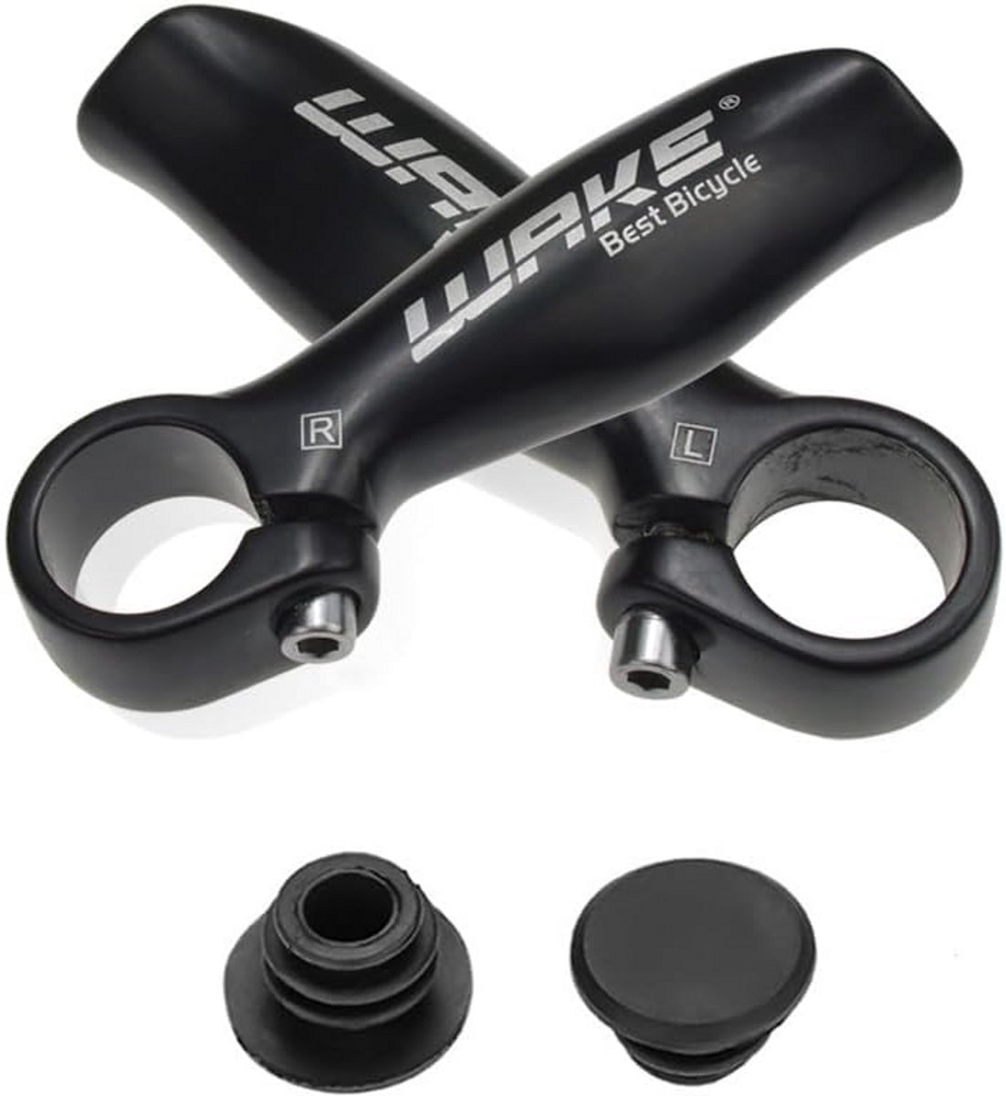 Fietsstuur Hoorns - 2 Stuks Aluminium Veiligheidshandgrepen 22,2 mm