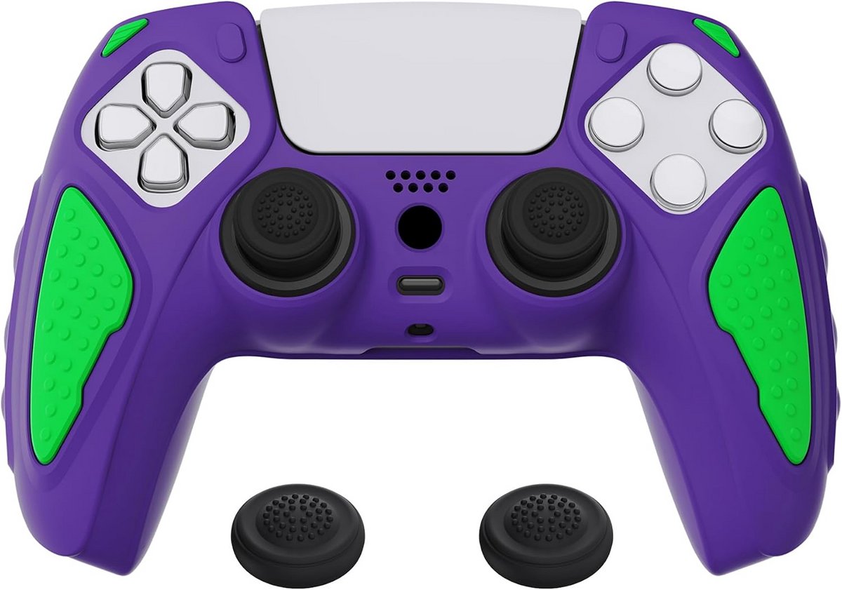 Antislip Siliconen Hoes voor PS5 Controller - Zachte Rubberen Cover met Extra Grip
