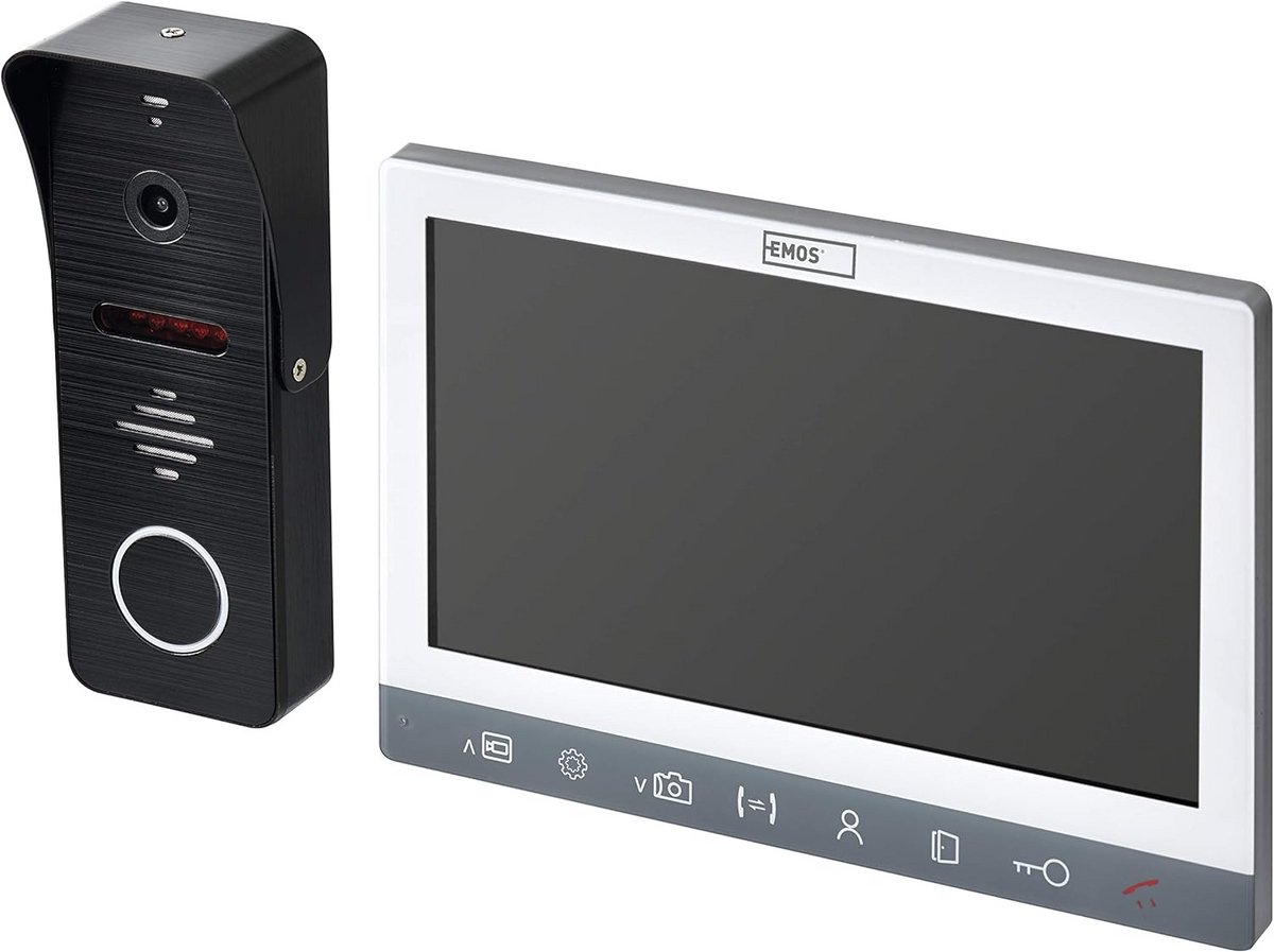 Video Deurbel met Full HD Camera en Nachtzicht – Waterdicht Intercomsysteem met 7 Inch LCD Monitor
