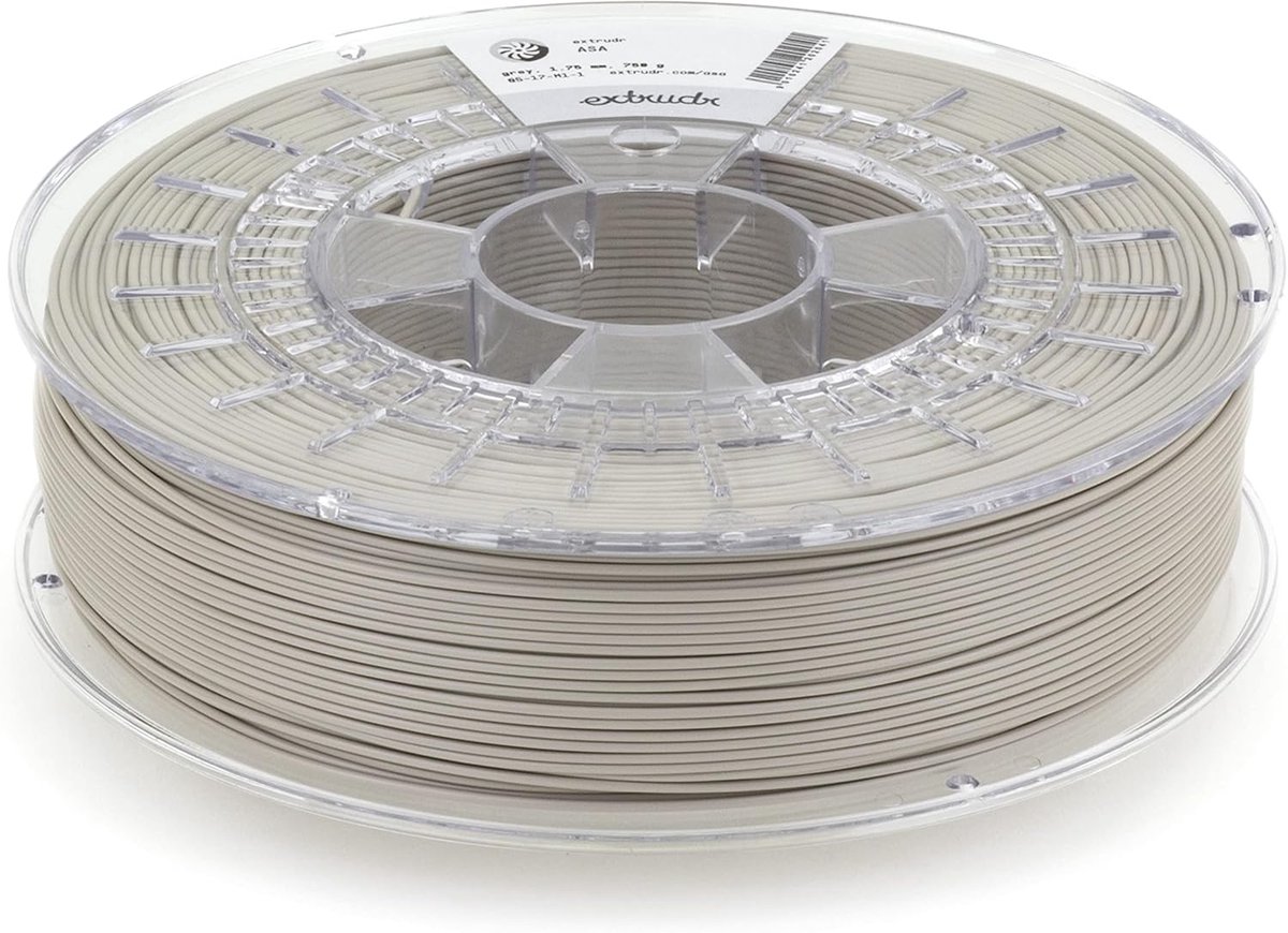 DuraPro ASA 3D Printer Filament 1.75mm - 750gr - Grijs voor Industriële Toepassingen