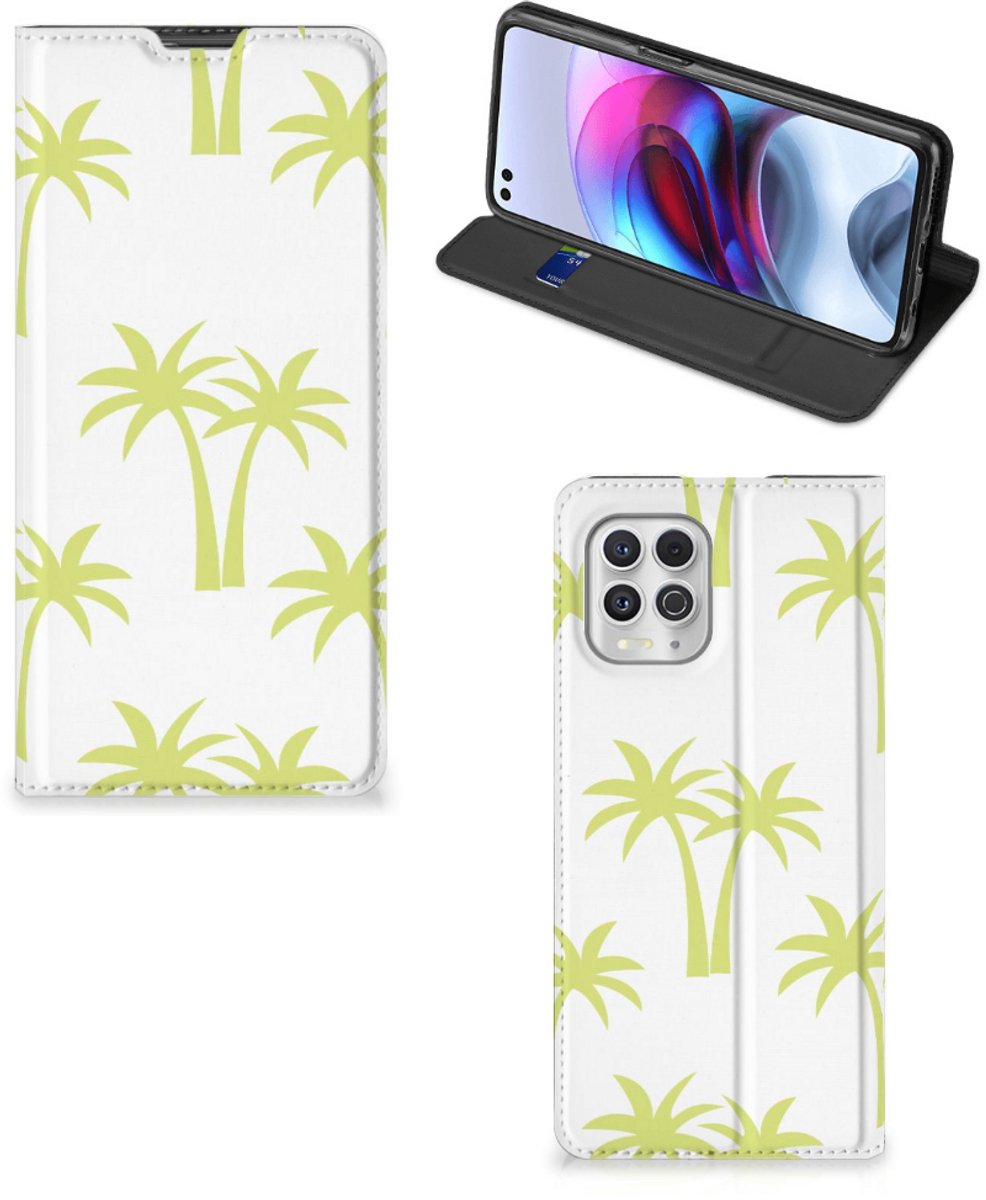 Motorola Moto G100 Smart Cover Palmtrees