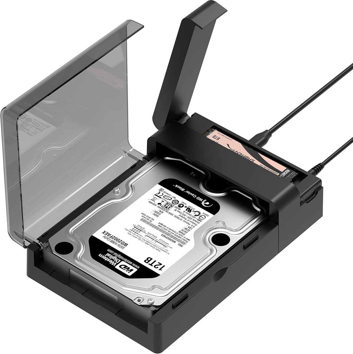 M.2 SSD & HDD Dockingstation met 10Gbps USB C en Offline Klonen