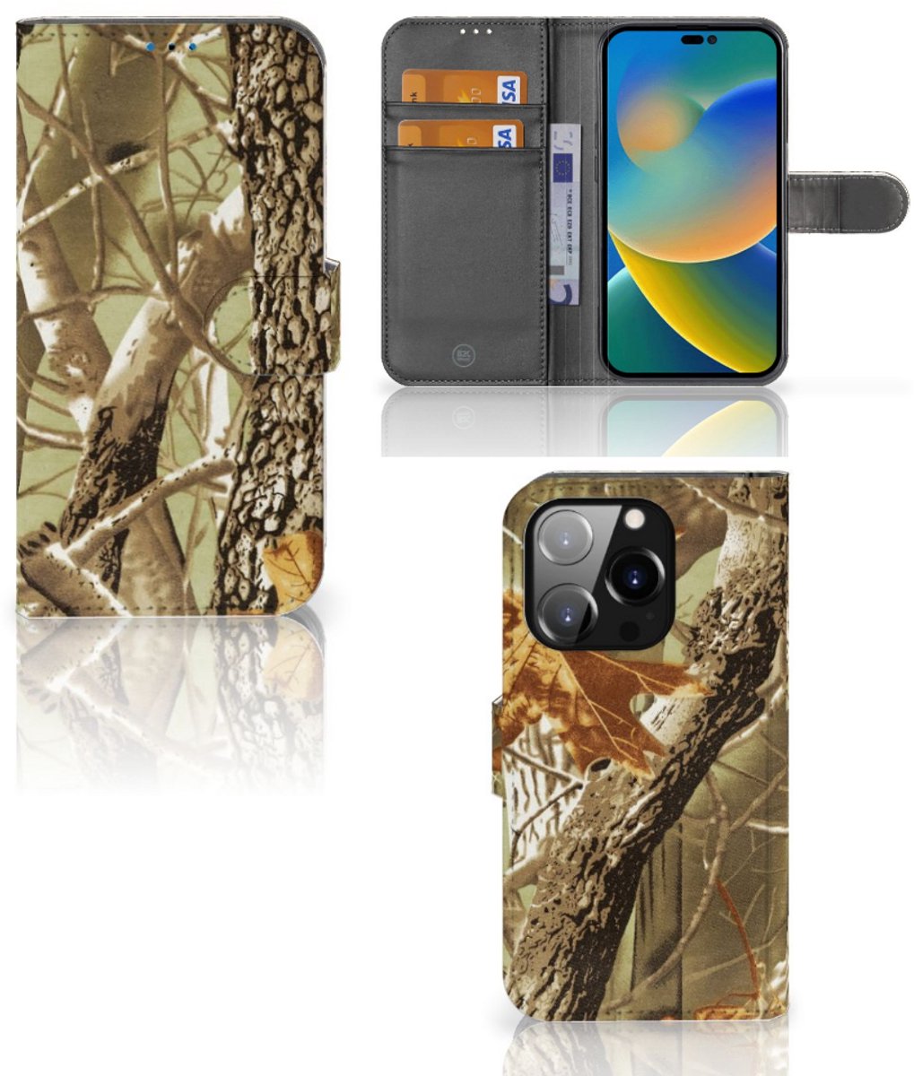 Boekhoesje voor iPhone 14 Pro Hoesje Wildernis