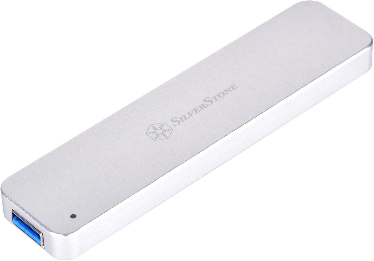 Externe SATA naar M.2 SSD-behuizing met USB 3.1 Gen.2 - Zilver