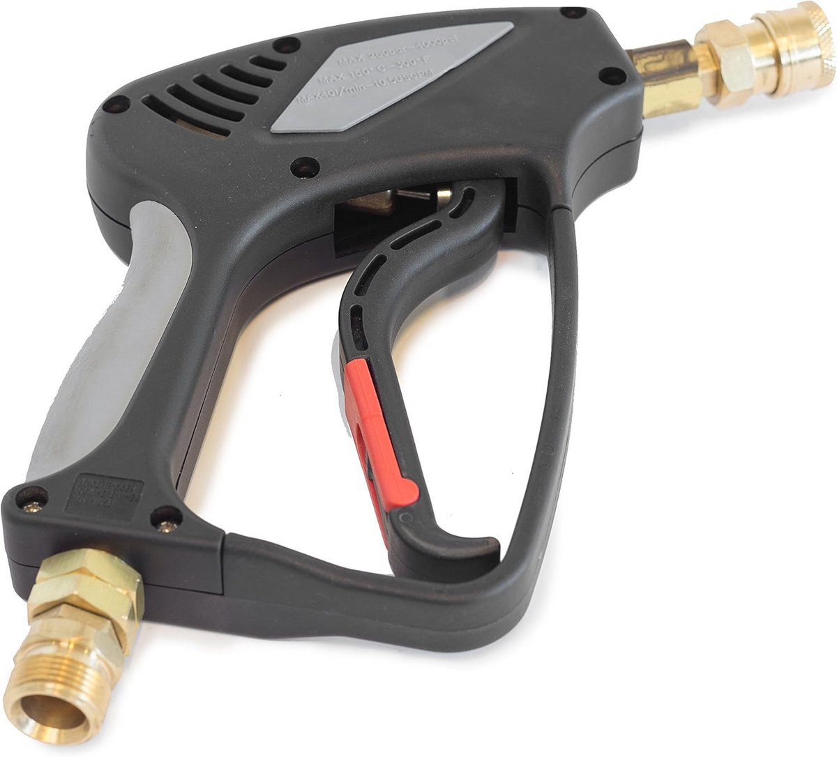 Hogedrukreiniger kort spuitpistool 4000 psi 275 bar M22 schroefdraadaansluiting