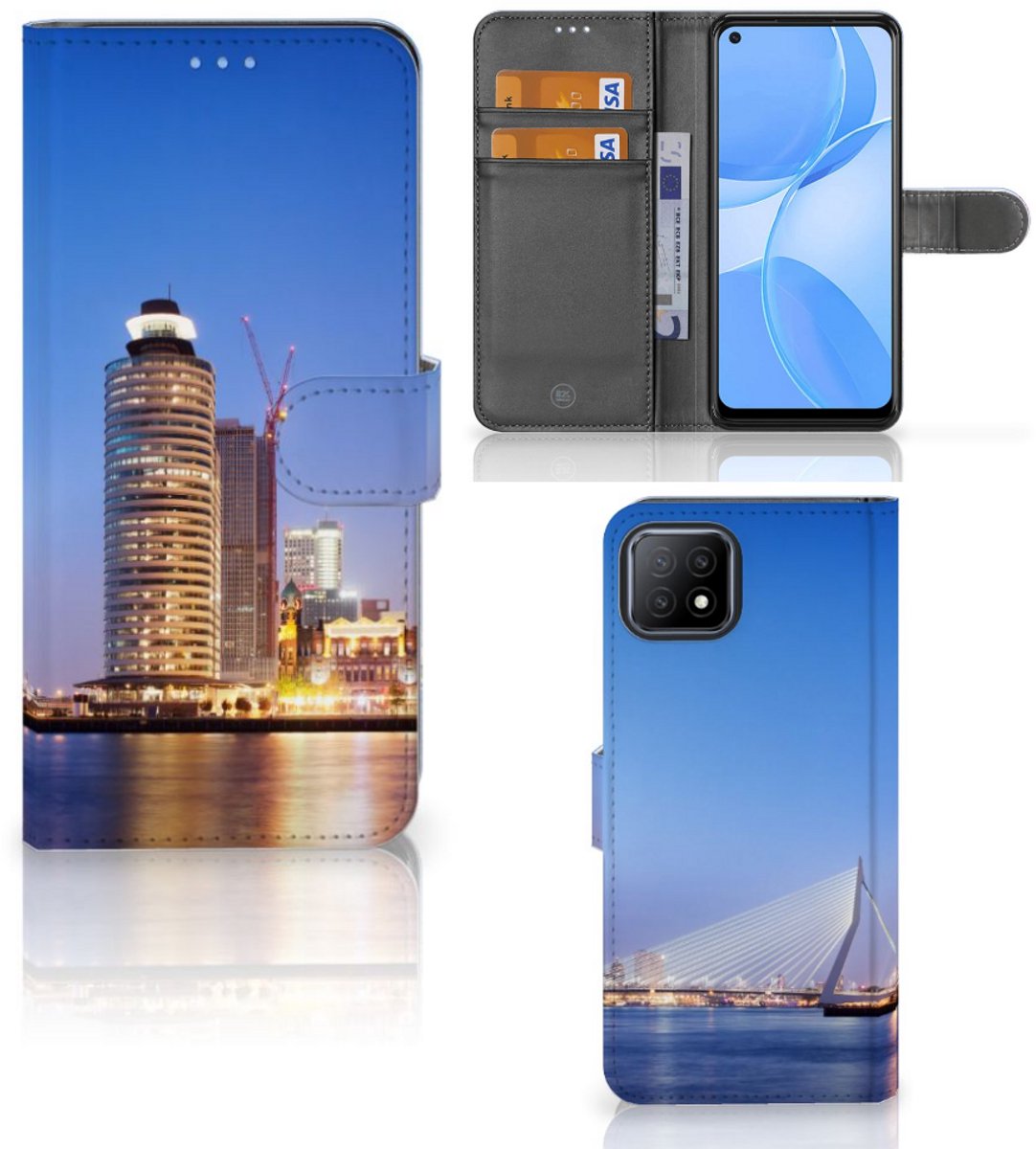 OPPO A73 5G Flip Cover Rotterdam