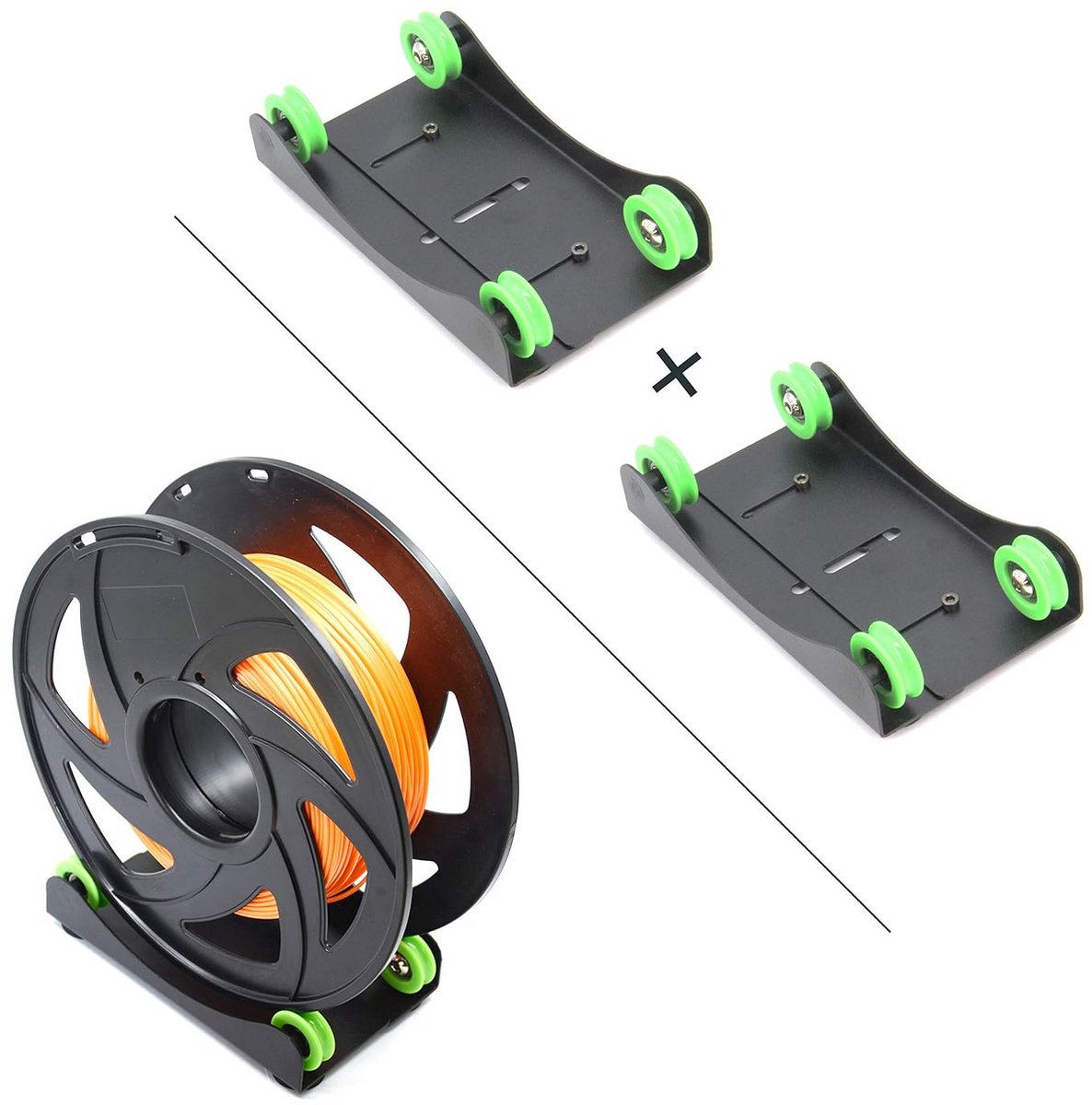 Set van 2 Verstelbare Universele Filamenthouders voor 3D-Printmaterialen