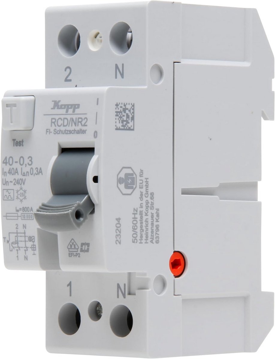 Aardlekschakelaar 40 A 300 mA 2-polig IP44