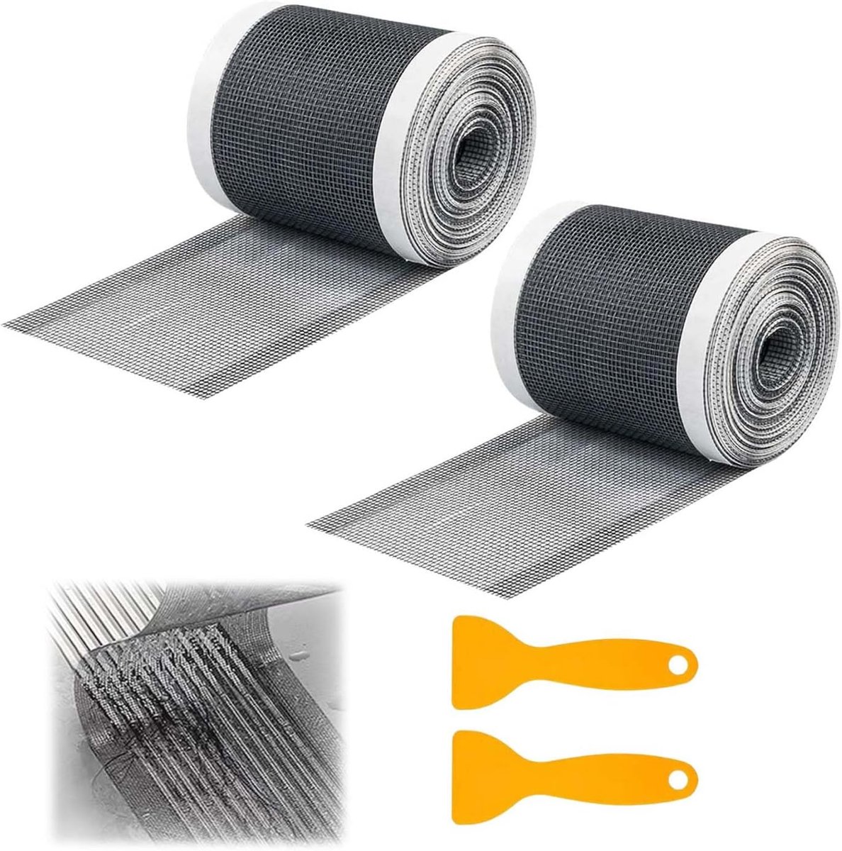 Haarzeef en Douchefilter 2 x 10 m - Afvoerzeef voor Badkamer en Keuken