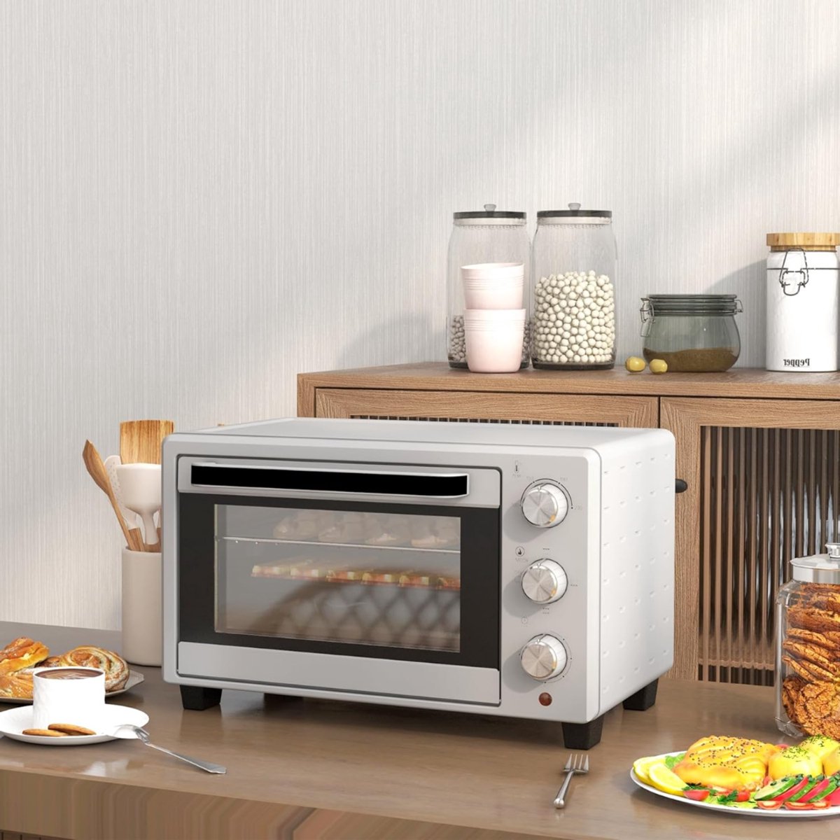 DYNA® Stoomoven - Stoomoven Kookboek - Stoomoven Ontkalker - Zilver - 39cm x 46cm x 29cm – foto 7
