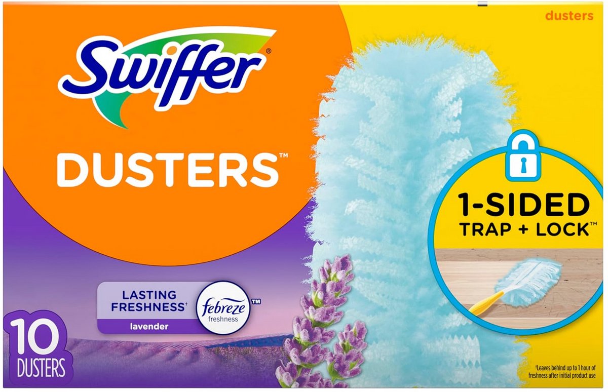 Multi-Surface Duster Refill Pack with Lavender and Vanilla Scent - 10 Pieces