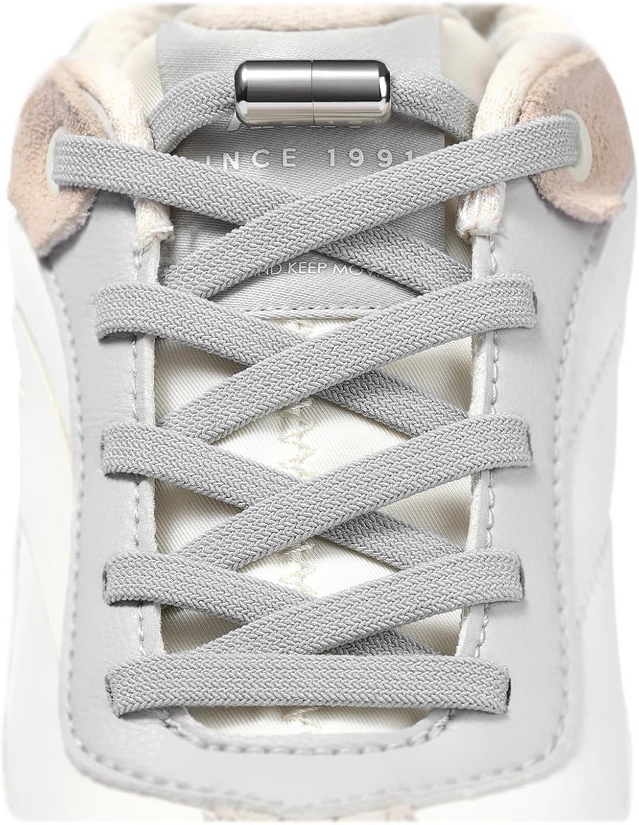 Handshop 2 paar elastische schoenveters voor kinderen en volwassenen, schoenveters zonder strik voor sneakers, hardloopschoenen, sportschoenen