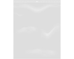 Extiff 100 hersluitbare zakjes met ritssluiting, transparant, voor levensmiddelen, sieraden, accessoires, formaat 20 x 25 cm