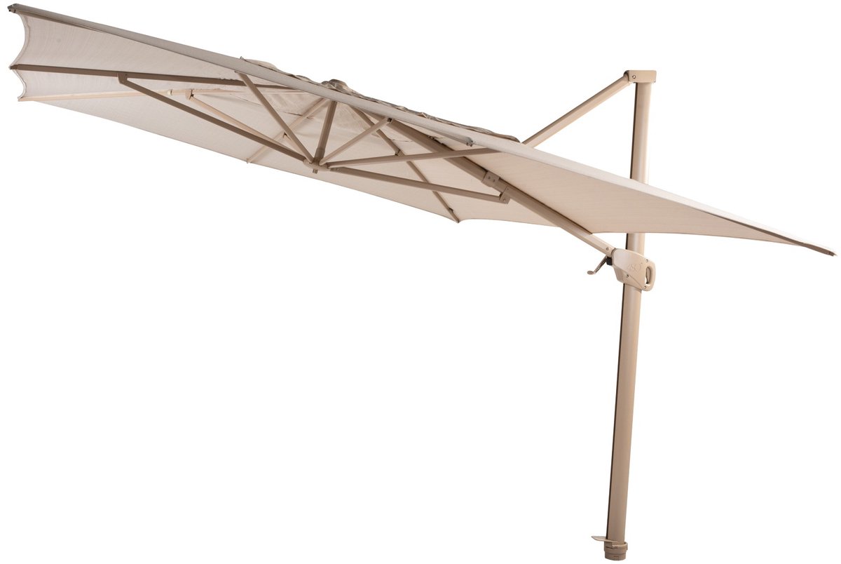 4 Seasons Outdoor Hacienda cantilever parasol 300 x 400 cm - latte frame