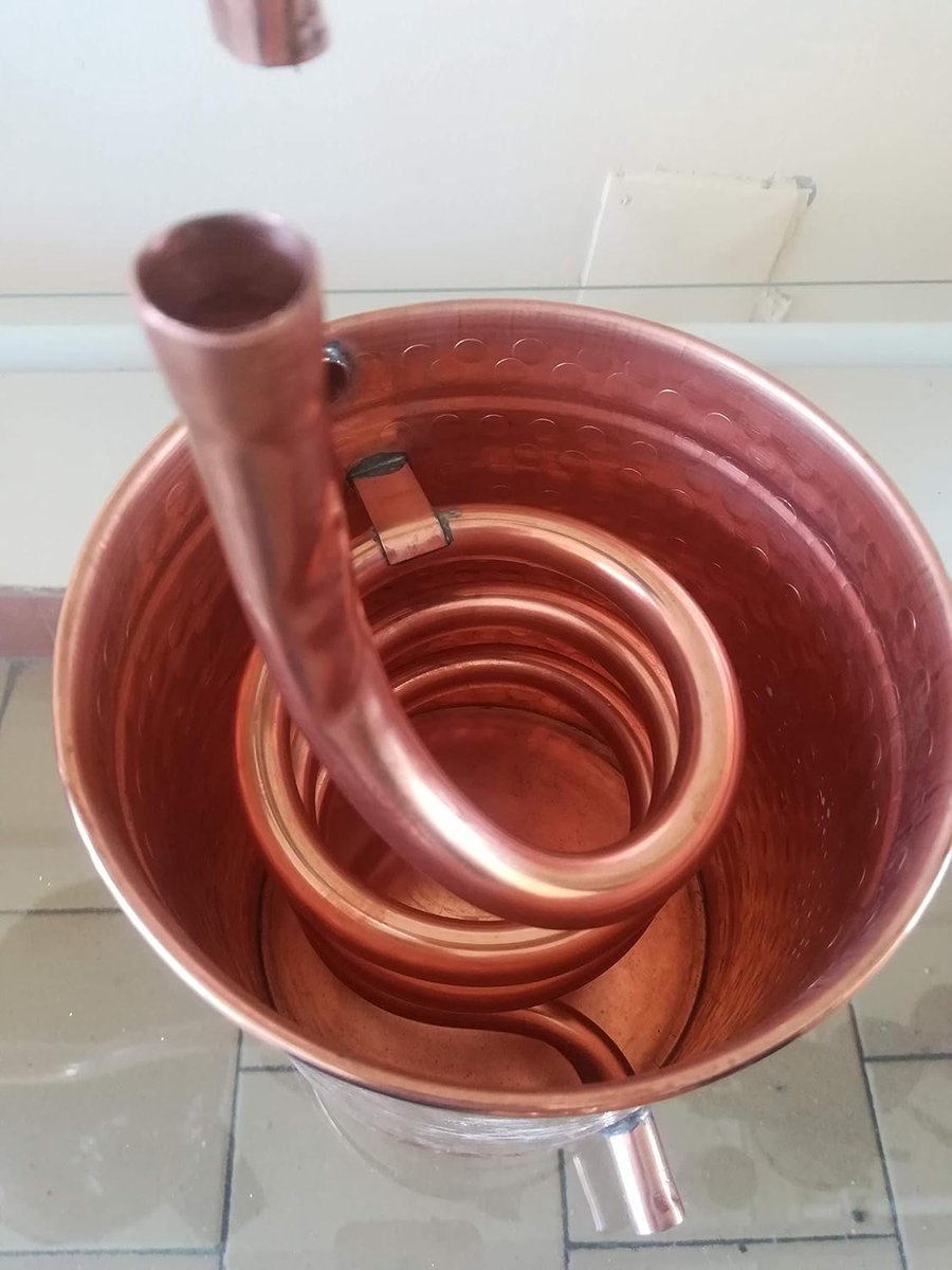 Koperbrander voor Etherische Oliën en Hydrolaten - 5 Liter