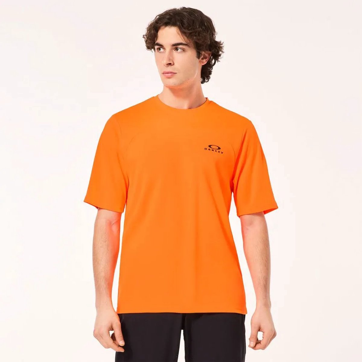 Oakley Apparel Free Ride Korte Mouw Enduro Trui Oranje L Man