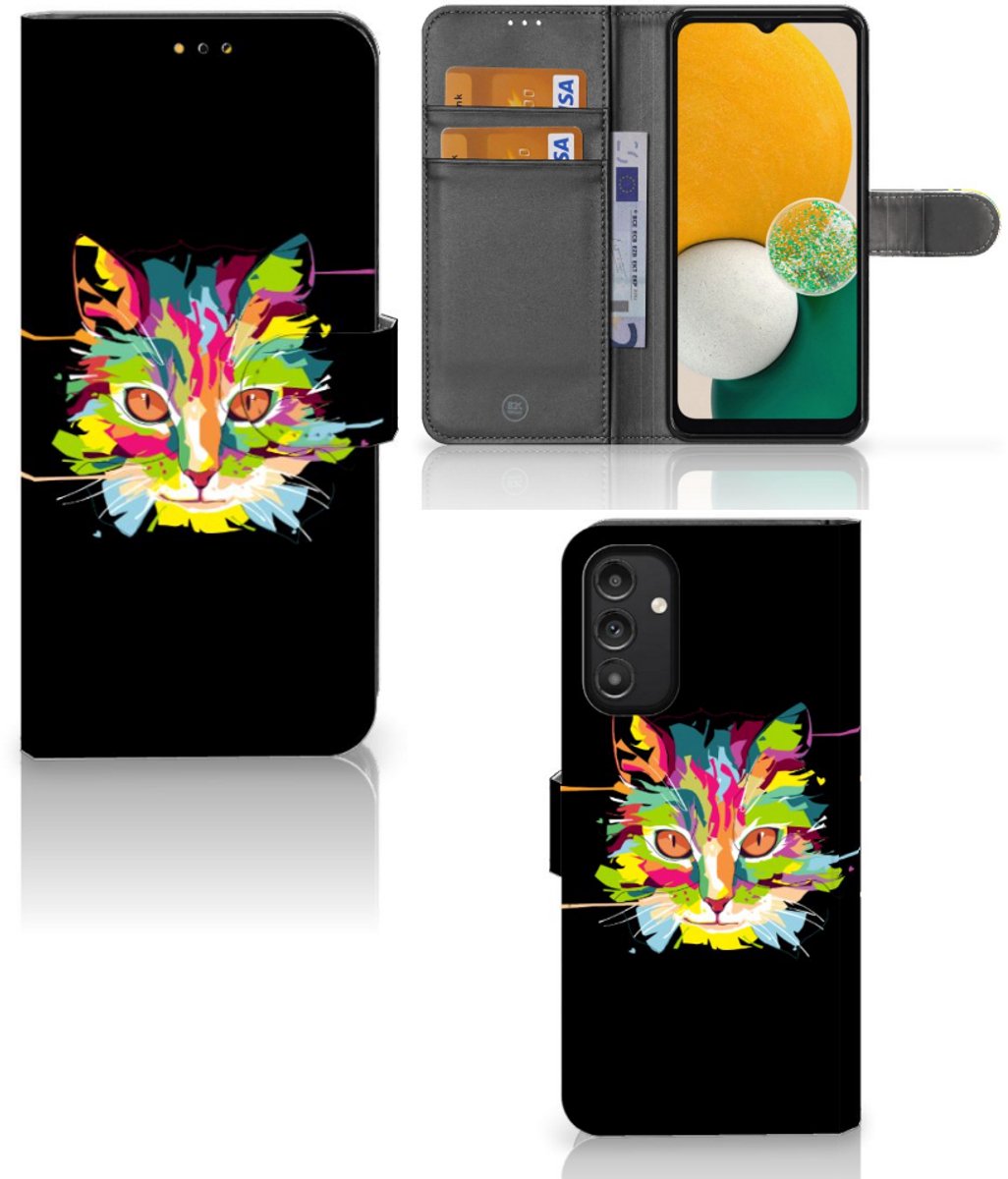 Samsung Galaxy A14 5G Leuk Hoesje Cat Color