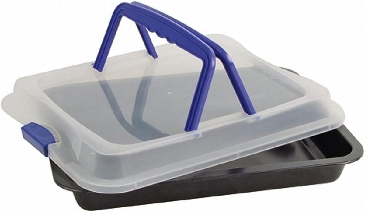 Cake bakplaat 40x32,5cm - ideale ovenschaal en transportbox voor taarten