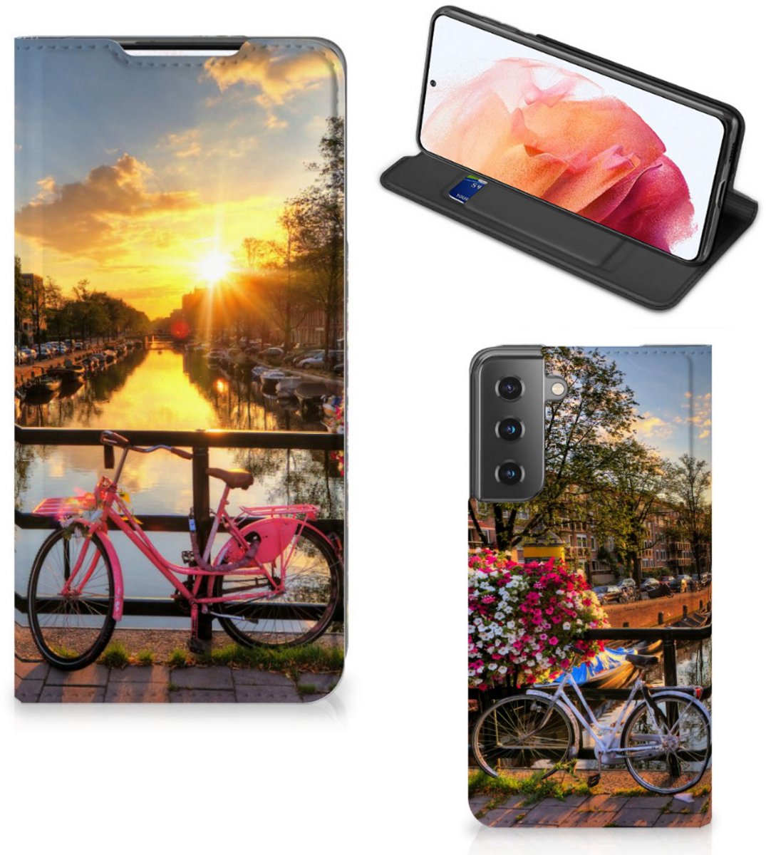 Samsung Galaxy S21 Book Cover Amsterdamse Grachten