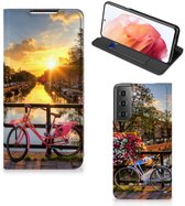 Étui pour téléphone Samsung Galaxy S21 Bookcase Amsterdam Canals