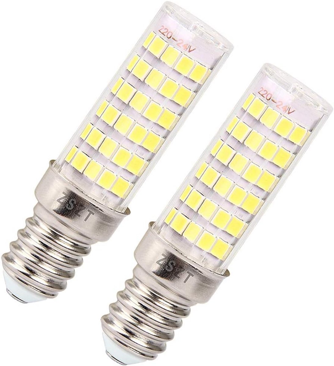 LED Lamp E14 7W Koud Wit 6000K voor Afzuigkap - 2 Stuks