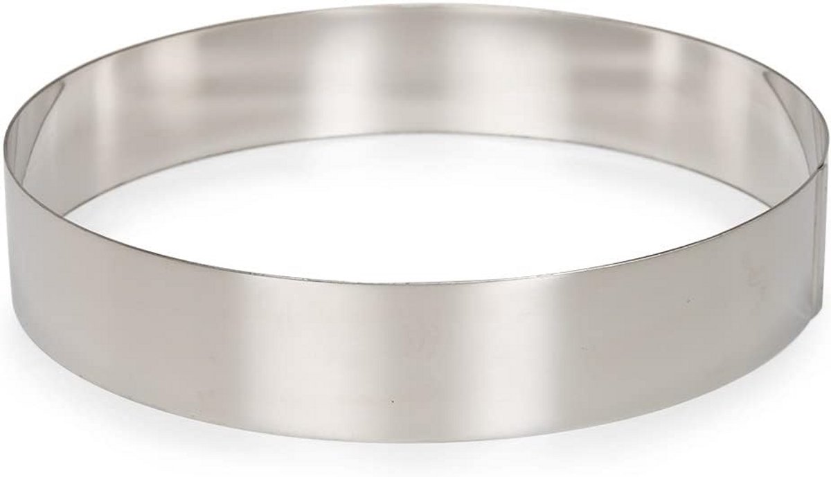 Uittrekbare Bakcirkel 20 cm / 24 cm voor Taart en Gebak
