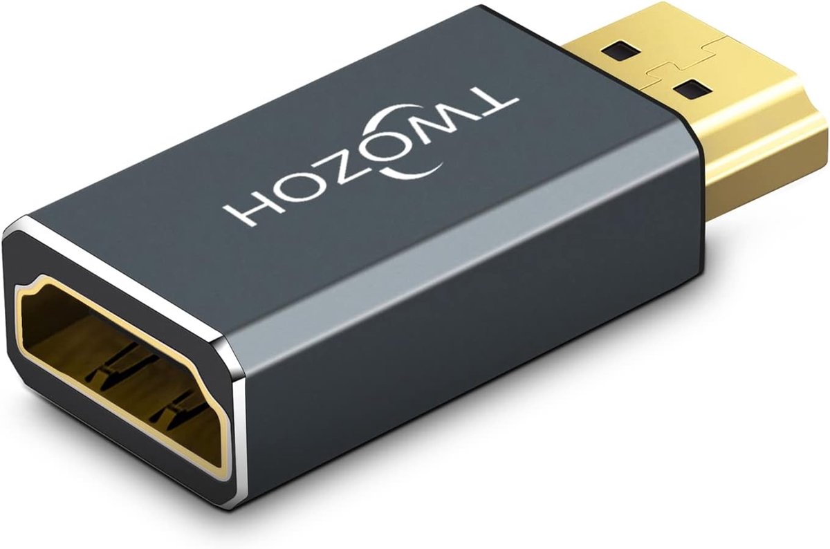 HDMI 2.1 Extension Adapter - Male to Female Connector for 8K Video Support