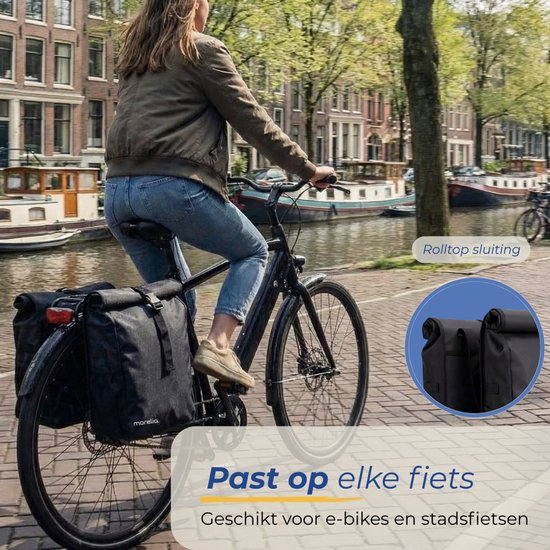 KOCAN 3-in-1 geïsoleerde fietsendragertas met koffer en