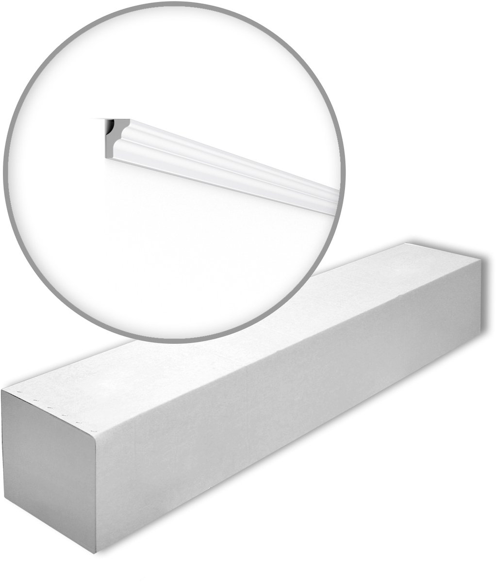 NMC E-box NOMASTYL Noel Marquet 1 doos 176 stukken Kroonlijst modern design wit | 352 m