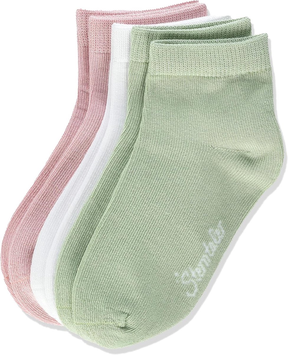 3-Pack Bamboe Sneakersokken voor Baby Meisjes - Zacht en Ademend