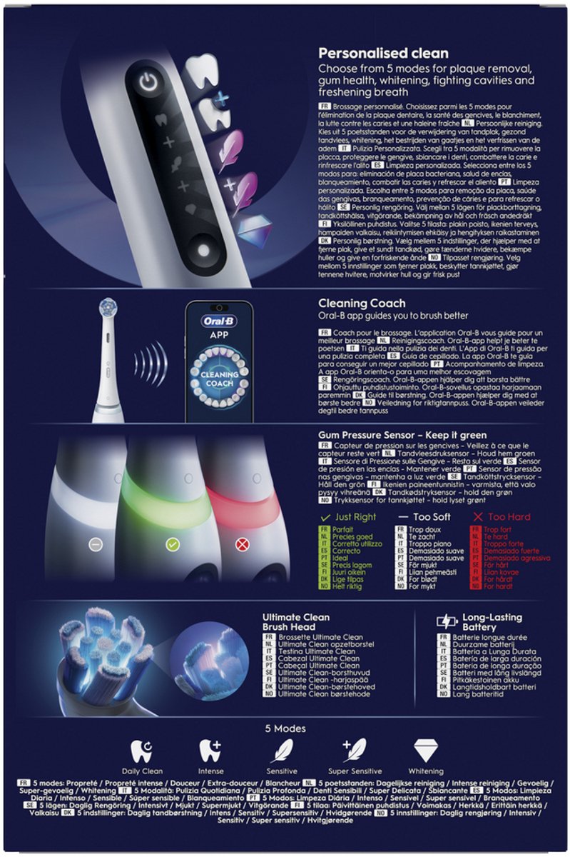 Oral-B iO 5N Elektrische Tandenborstel - Wit thumbnail 5