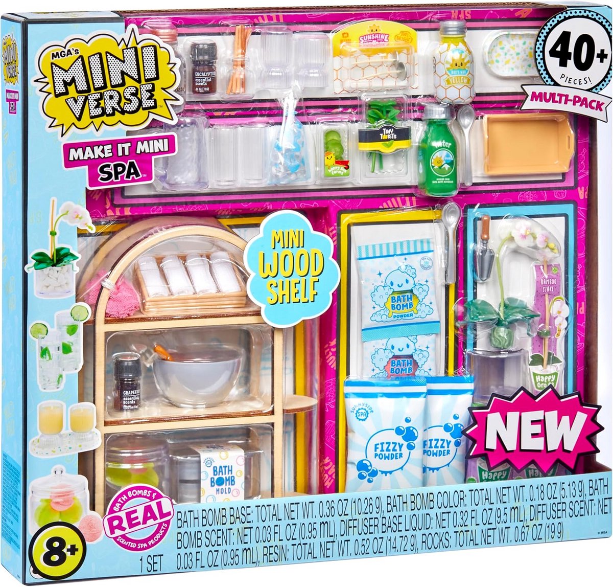 Miniatuur Spa Set Multipack - Verzamelobjecten en DIY Werkende Spa Producten voor Kinderen vanaf 8 jaar