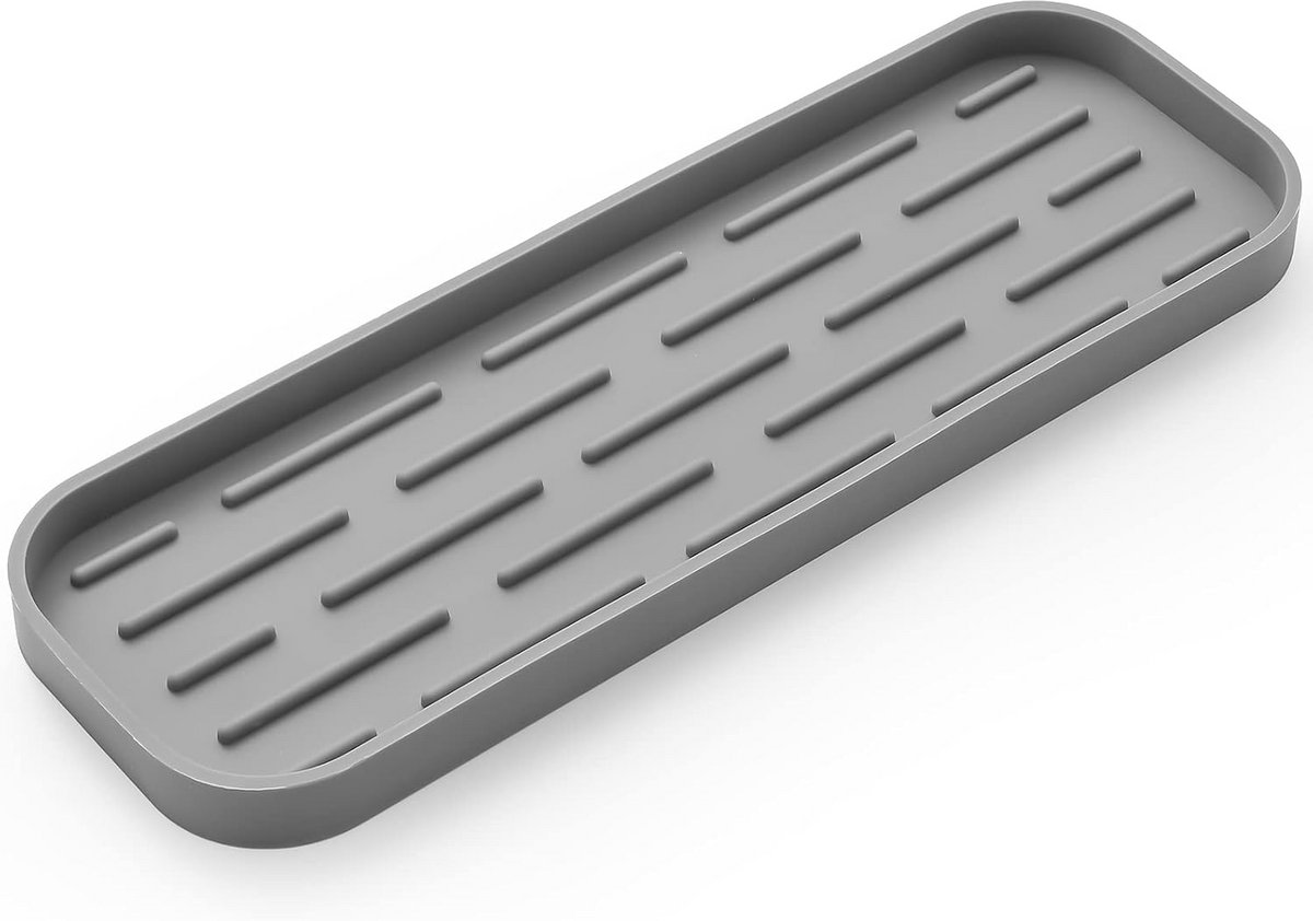 Siliconen Afdruiprek en Zeepdispenser voor Keuken en Badkamer - Wastafel Organizer