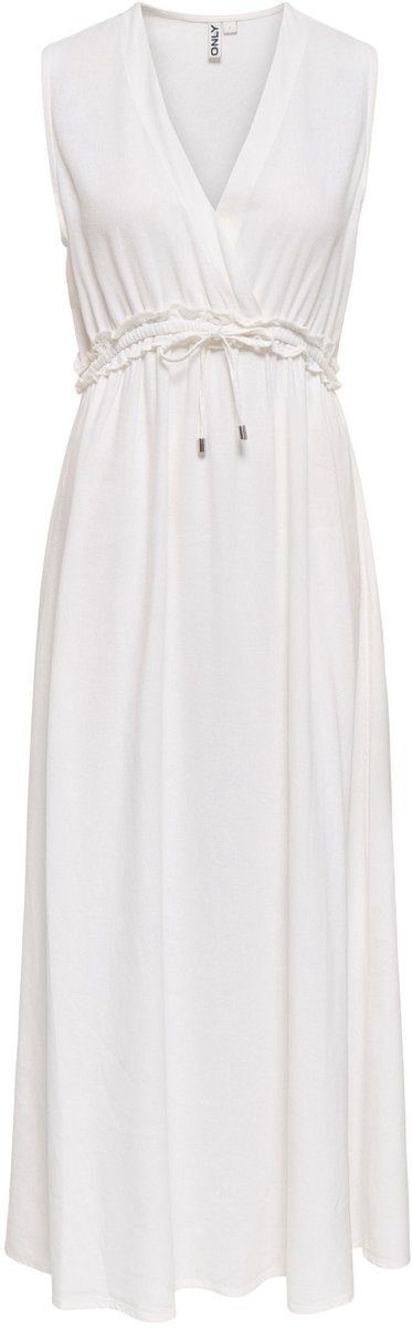 ONLY - ONLGOA SL LINEN BL LONG DRESS CC PNT - Meisjes - Maxi jurken