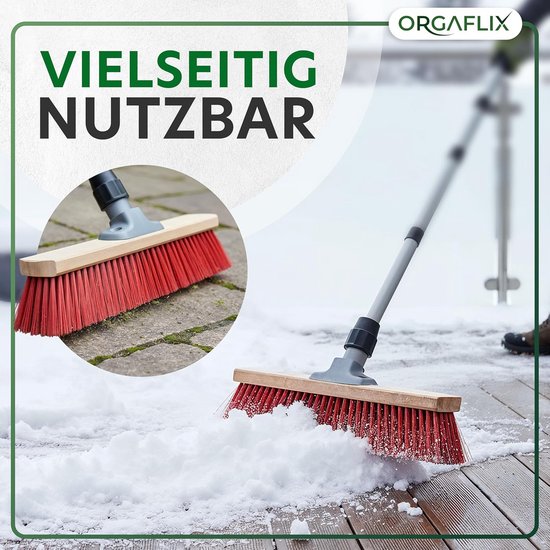 Veegmachine voor Buiten met Steel - 40 cm Harde Borstel voor IJs, Sneeuw en Vuil van Merkloos	 — afbeelding 5
