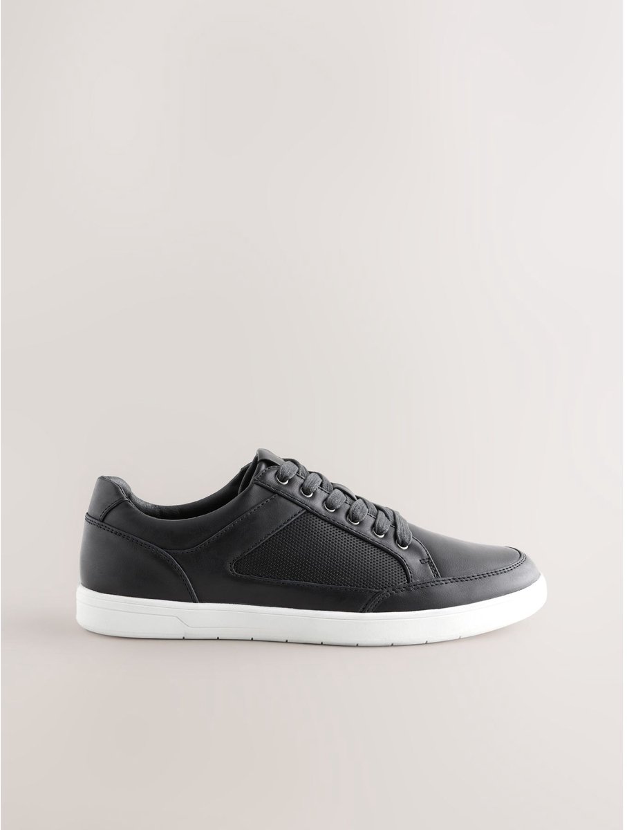 Next - Heren - Smart-casual sneakers - Zwart