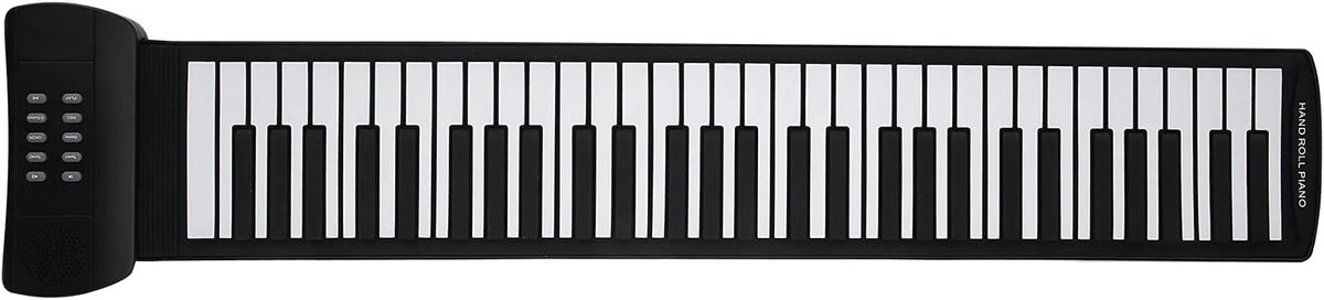 Draagbaar Roll-Up Piano met 61 Toetsen en Opnamefunctie