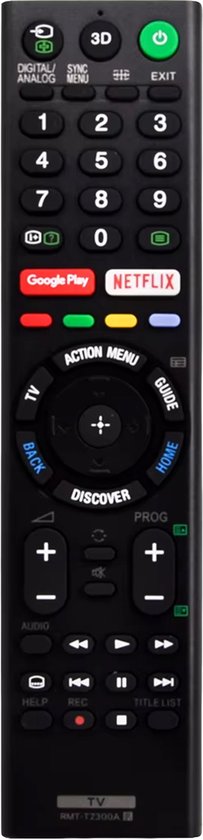 Télécommande Bedienbaas compatible avec Sony TV - RMT-TZ300A - Commande IR – Télévision intelligente