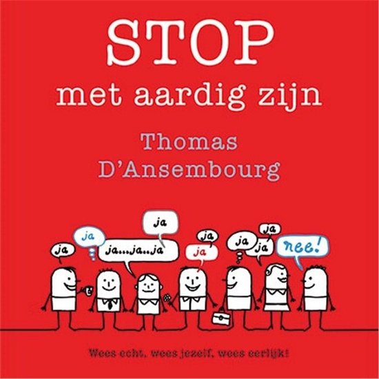 Stop met aardig zijn - cover