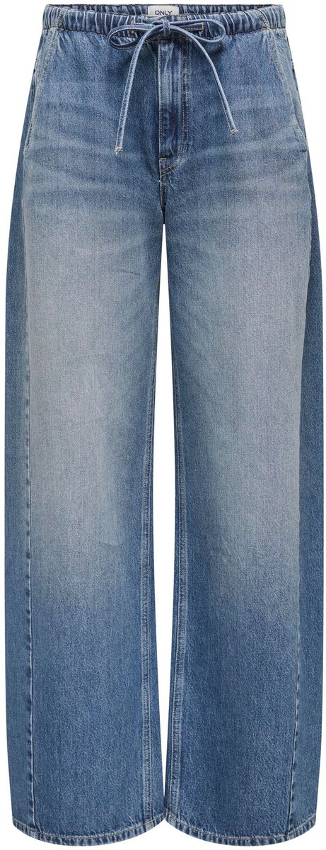 ONLY - ONLPENNIE STRING WIDE DNM DOT - Dames - Jeans