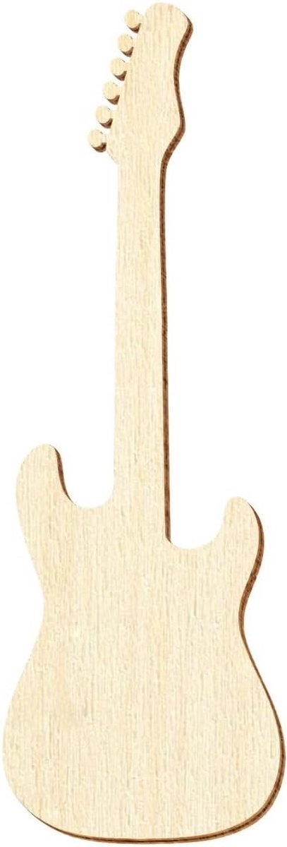 Houten Elektrische Gitaar Blanks Stukken voor Knutselen en Decoratie