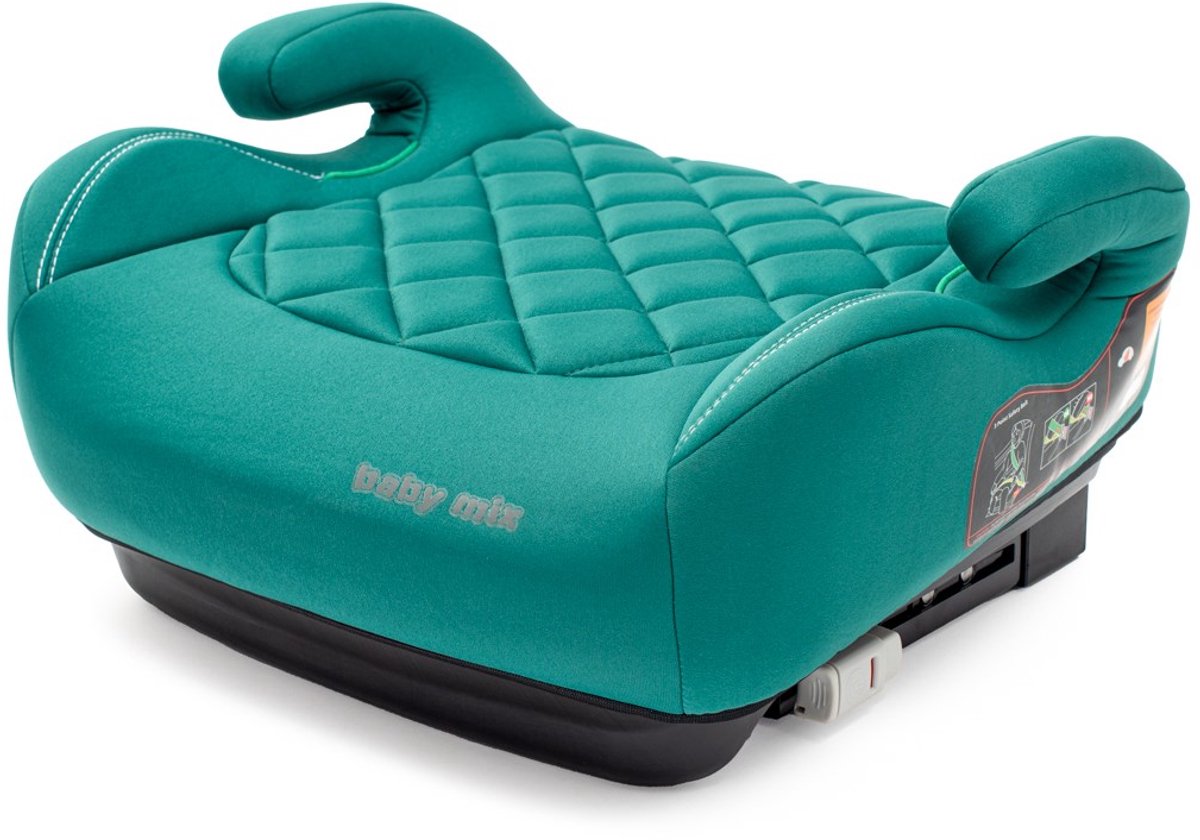 Baby Mix - Autostoeltje - Hero Plus ISOFIX I-Size groen kunststof - autostoel - kinderzitje - veiligheid - ECE R129 - voertuig