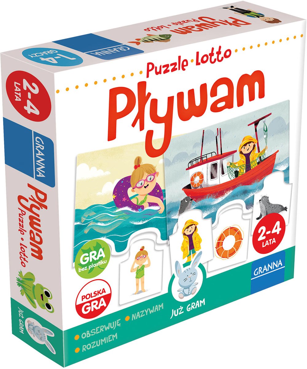 Puzzel Lotto ik zwem - Puzzel