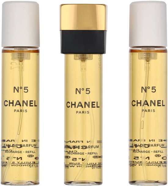 Chanel N5 - Eau de Parfum Tasverstuiver -3 ST - 60ml | bol